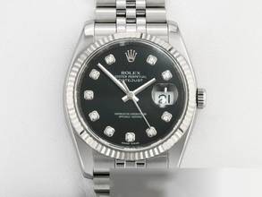 Thumbnail von Rolex Datejust 36mm 116234 2019 Stahl Weissgold 750 Diamanten Automatik Stainless Steel 18kt White Gold Jubilé-band Chronometer Oyster Black Dial