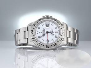 Thumbnail von Rolex Explorer II 40 Mm 16570 1994 Lc100 Edelstahl Automatik Rolex-service 2024
