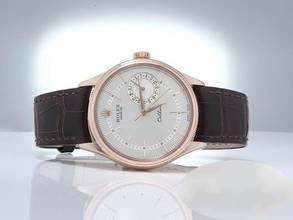 Thumbnail von Rolex Cellini Date 50515 2015 Rosegold 750 Lederband Automatik Gold