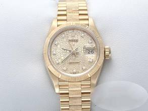 Thumbnail von Rolex Lady-Datejust Gelbgold 750 Diamanten Automatik Gold Damen