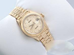 Thumbnail von Rolex Lady-Datejust Gelbgold 750 Diamanten Automatik Gold Damen