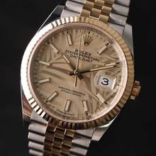 Thumbnail von Rolex Datejust 36 Steel/Gold Jubilee Palm Motif Dial