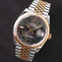 Thumbnail von Rolex Datejust 36 Steel / Gold Jubilee Fluted Wimbledon