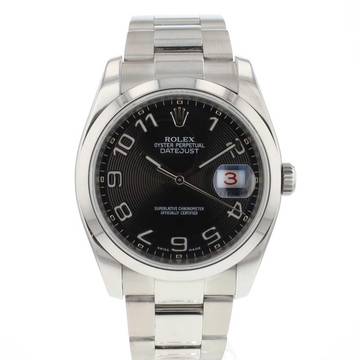  Rolex Datejust 36 Oyster Concentric Black Dial 