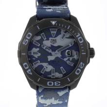 TAG Heuer Aquaracer 300M Titanium Blue Camo Black PVD