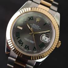 Thumbnail von Rolex Datejust II Gold/Steel Fluted Wimbledon Dial