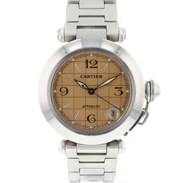  Cartier Pasha C Automatic Salmon Dial 