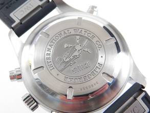 Thumbnail von IWC Pilot Spitfire Doppel Chronograph Herrenuhr 44 mm mit Originalband und Schließe 44 mm große Herrenuhr im Top Zustand