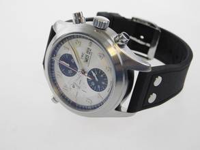 Thumbnail von IWC Pilot Spitfire Doppel Chronograph Herrenuhr 44 mm mit Originalband und Schließe 44 mm große Herrenuhr im Top Zustand