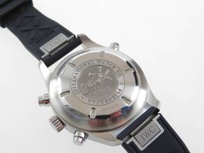 Thumbnail von IWC Pilot Spitfire Doppel Chronograph Herrenuhr 44 mm mit Originalband und Schließe 44 mm große Herrenuhr im Top Zustand