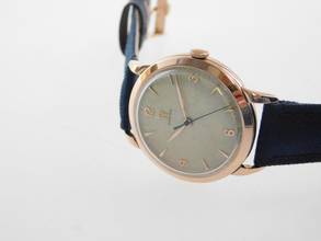 Thumbnail von Omega Herrenuhr massiv 18 Karat Roségold 36 mm Cal 283 Handaufzug RARE v 1947