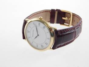 Thumbnail von Audemars Piguet Vintage Classique 14894BA men's watch, 18-karat yellow gold, C. 2080, TOP condition, manual winding caliber 2080, 34mm, original band and clasp, TOP