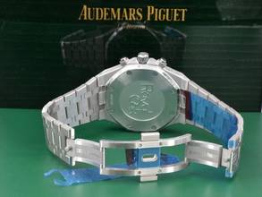Thumbnail von Audemars Piguet Royal Oak Chronograph 26715st Blue Chronograph 38mm - New 2025 Stickers