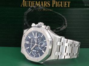 Thumbnail von Audemars Piguet Royal Oak Chronograph 26715st Blue Chronograph 38mm - New 2025 Stickers