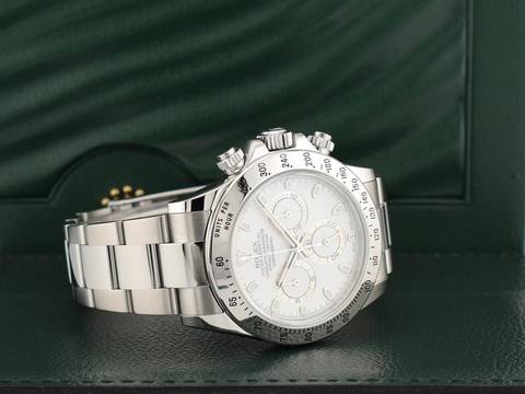 Rolex Daytona Cosmograph Daytona 116520 White Dial - Like New - Full Set 2013