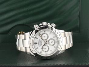 Thumbnail von Rolex Daytona Cosmograph Daytona 116520 White Dial - Like New - Full Set 2013