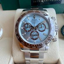 Thumbnail von Rolex Daytona Platin Iceblue Diamond baguette Dial like new Full Set