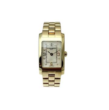 Baume & Mercier Hampton Damenuhr Lady Gelbgold Perlmutt Diamanten