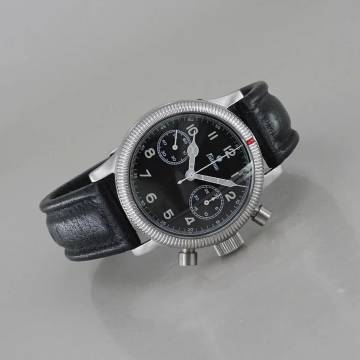 Tutima Grand Classic 1941 Flieger Chronograph Handaufzug Ø 39 mm unpoliert Full Set