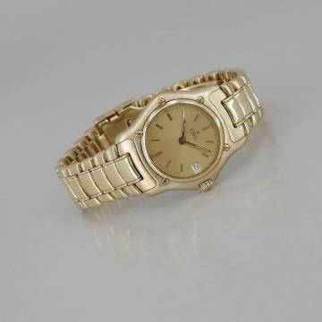 Ebel 1911 Lady 18k Gelbgold Ø 25 mm Quarz sehr guter Zustand