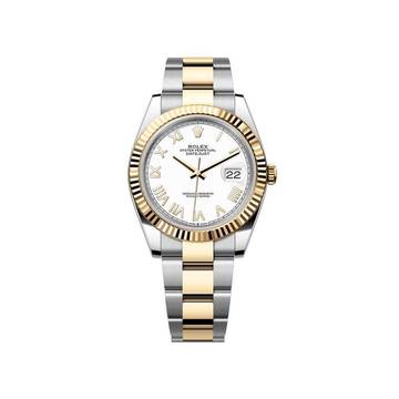 Rolex Datejust 41mm 126333-0025 White Roman Novelty Dial - Oyster Bracelet Unworn - New Release - Full Set 7/2026