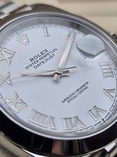 Thumbnail von Rolex Datejust 41mm 126300 White Roman Dial - Jubilee Bracelet Very Good Condition Full Set 9-2022
