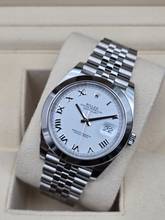 Thumbnail von Rolex Datejust 41mm 126300 White Roman Dial - Jubilee Bracelet Very Good Condition Full Set 9-2022