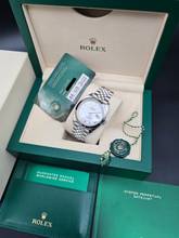Thumbnail von Rolex Datejust 41mm 126300 White Roman Dial - Jubilee Bracelet Very Good Condition Full Set 9-2022