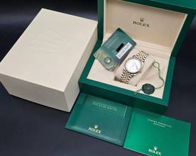 Thumbnail von Rolex Datejust 36mm 126233-0031 Silver diamond-set dial Jubilee Very Good Condition Full Set 3-2024