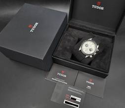 Thumbnail von Tudor Black Bay Chrono M79360N-0008 'Panda' White Dial - Fabric Strap Unworn/New Condition Full Set 4-2026
