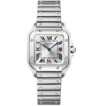 Cartier Santos de Cartier WSSA0082 'Small' Silver Dial Unworn/New Condition Full Set 4-2026