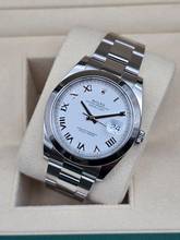 Thumbnail von Rolex Datejust 41 41mm 126300 White Roman Dial - Oyster Bracelet Very Good/Like New Condition Full Set 2-2024