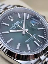 Thumbnail von Rolex Datejust 36mm 126234 Green Ombré Dial Jubilee Bracelet Unworn/New Condition Full Set 6-2026