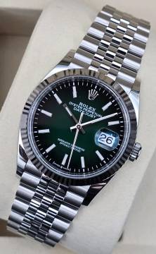 Rolex Datejust 36mm 126234 Green Ombré Dial Jubilee Bracelet Unworn/New Condition Full Set 6-2026