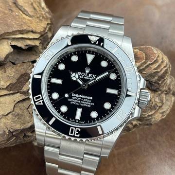  Rolex Submariner (No Date) 41mm No Date - ungetragenes Full-Set 2021 - Ref. 124060 