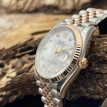 Thumbnail von Rolex Datejust Datejust 36 - FULLSET 2019 LC100 - Ref. 126231 - Mother of Pearl - Diamant