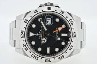 ロレックスエクスプローラーII オートマチック 216570 LC386 ブラックダイヤル