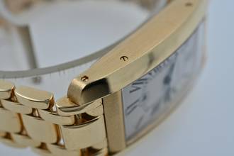 Thumbnail von Cartier Tank Américaine XL 18k Yellow Gold 1725 Großes Modell Service 2023 120g