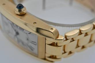Thumbnail von Cartier Tank Américaine XL 18k Yellow Gold 1725 Großes Modell Service 2023 120g