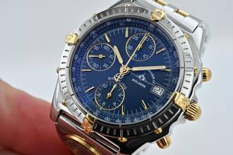 Thumbnail von Breitling Chronomat Chronograph B13050 Steel Gold Co-Pilot UTC Fighter Wing 74 Mölders Mölders