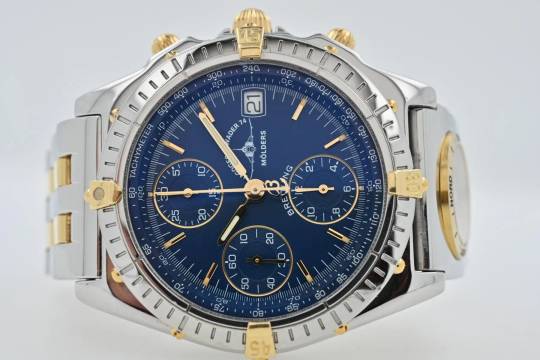  Breitling Chronomat Chronograph B13050 Steel Gold Co-Pilot UTC Jagdgeschwader 74 Moelders Mölders 