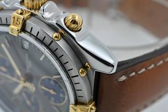 Thumbnail von Breitling Chronomat Chronograph Steel/Gold B13047 Grey Dial