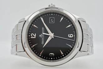 Thumbnail von Jaeger-LeCoultre Master Control Date Automatik Black Dial Q1548171 JLC Service 07/2026
