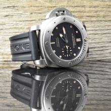 Thumbnail von Panerai Luminor Submersible 1950 3 Days Automatic Left-Hand MINT - Clous-de-Paris Dial - Titanium - PAM00569 - Full Set