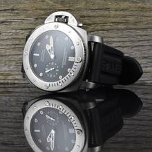 Thumbnail von Panerai Luminor Submersible 1950 3 Days Automatic Left-Hand MINT - Clous-de-Paris Dial - Titanium - PAM00569 - Full Set