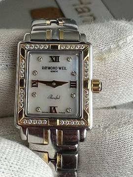Raymond Weil 9630 Raymond Weil Parsifal Mother of Pearl & Solid 18k Gold 9630 Diamonds Available-New Service