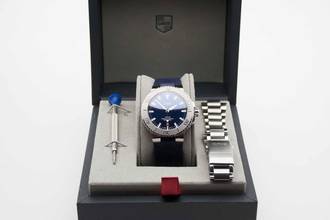 Thumbnail von Oris Aquis Date Bucherer Blue – Edition LC 100 Fullset 01733 including Oris stainless steel bracelet