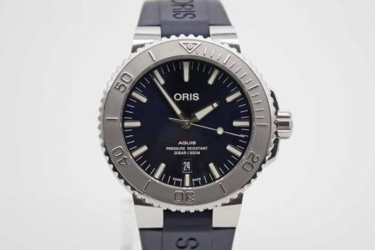 Oris Aquis Date Bucherer Blue – Edition LC 100 Fullset 01733 inklusive Oris Stahlband