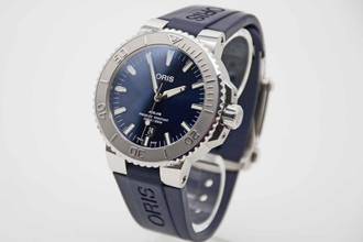 Thumbnail von Oris Aquis Date Bucherer Blue – Edition LC 100 Fullset 01733 including Oris stainless steel bracelet