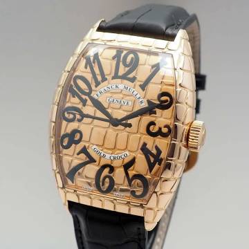 Franck Muller Cintrée Curvex Gold Cro 8880 CS RoseGold 18k/750 Box+Papiere